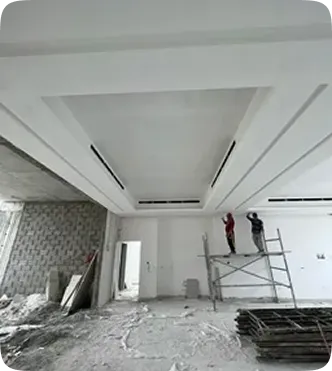 Gypsum ceiling renovation