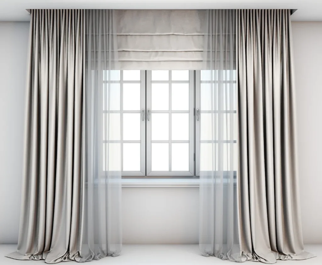 Window blinds and curtains